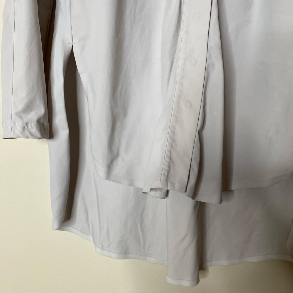 Aday Something Borrowed Oyster Light Gray Shirt S… - image 5